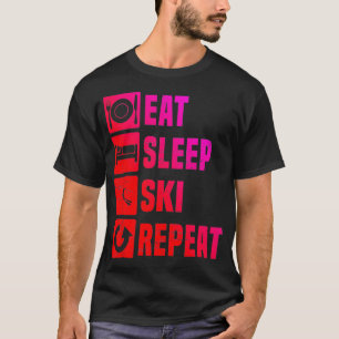 Skifahren - Skifahren im Ski Winter T-Shirt