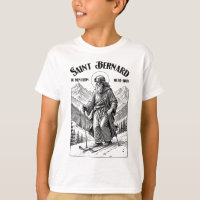 Skifahren Skifahrer Patron Saint Bernard Vintage W