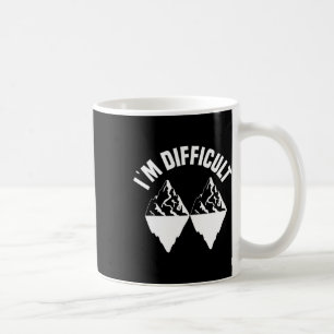 Skifahren Snowboard Snowboarder Ich bin schwierig Kaffeetasse