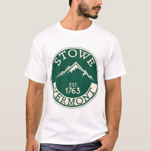 SKIFAHREN STOWE VERMONT SKI BERGE SNOWBOARD � Spi T-Shirt