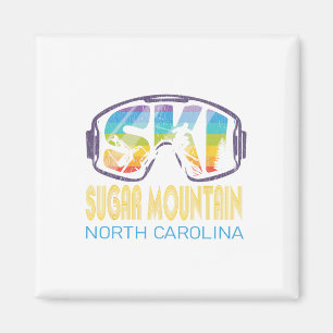 Skifahren Sugar Mountain North Carolina Skiurlaub  Magnet