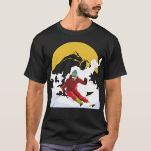 Skifahren T-Shirt