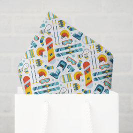 Skifahren Tissue-Papier, Decoupage Snowboarden Seidenpapier
