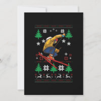Skifahren Ugly Weihnachten