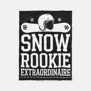 Skifahren und Snowboarden Anfänger Wintersport Ent Fleecedecke
