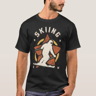 Skifahren Vintag Retro Classic Sport T-Shirt
