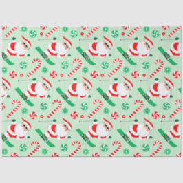 Skifahren Weihnachtsfeiertag Seidenpapier