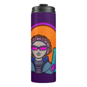 Skifahren Winter Thermosbecher