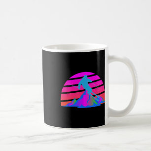 Skifahren Winterskier 80er 90er Retro Rosa Piste Kaffeetasse