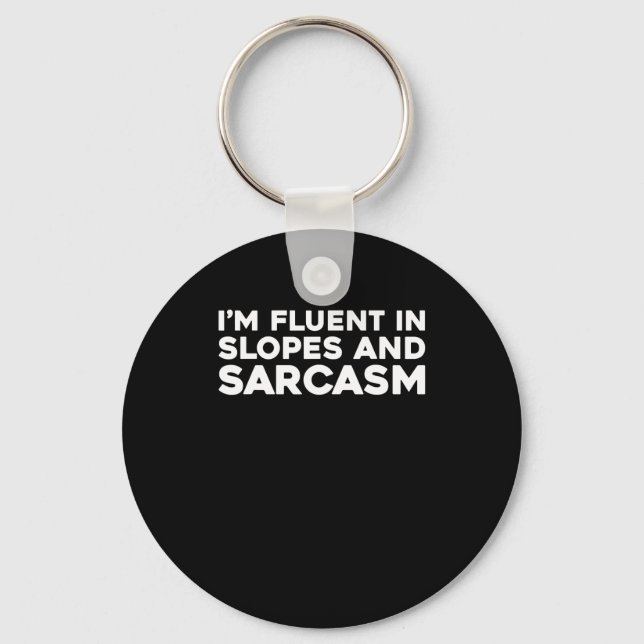 Skifahren - Wintersport Skifahren 1 Schlüsselanhänger (Vorderseite)