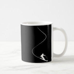 Skifahren Wintersport Skiliebhaber Skifahrer Kaffeetasse