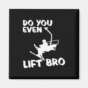 Skifahren Wintersportgeschenk - Skifahren Ski Sie  Magnet