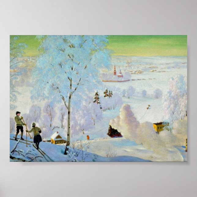 Skifahrer 1919 poster (Vorne)