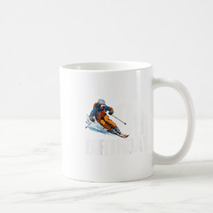 Skifahrer 9. Geburtstag Ski Junge Mädchen 9. Gebur Kaffeetasse