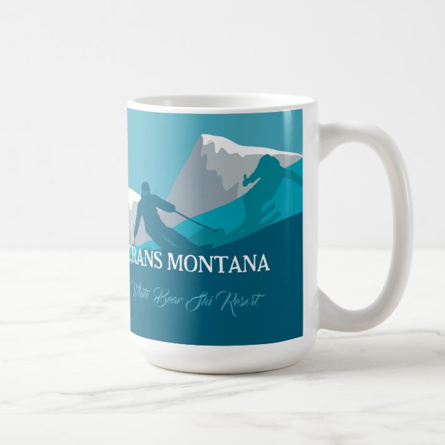 Skifahrer Alp Locarno Kaffeetasse (Rechts)