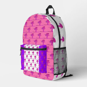 Skifahrer Bedruckter Rucksack