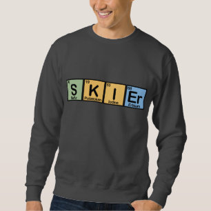 Skifahrer gemacht von den Elementen Sweatshirt