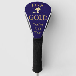 Skifahrer Golf Headcover