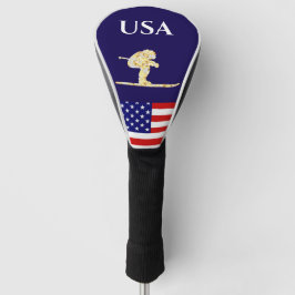 Skifahrer Golf Headcover