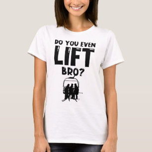 Skifahrer Herzschlag Ski T-Shirt