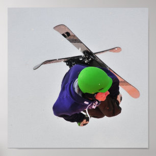 Skifahrer Poster