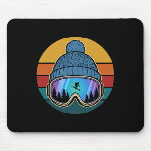 Skifahrer Ski Wintersport Hänge Berge Skifahren Sp Mousepad