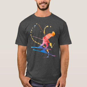Skifahrer Skier Wintersportschnee Ski Ski Ski T-Shirt