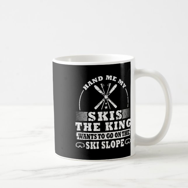 Skifahrer Skifahren  Kaffeetasse (Rechts)