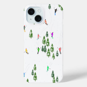Skifahrer Skifahren Winterbaume Case-Mate iPhone Hülle