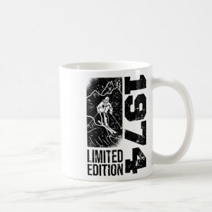 Skifahrer Skifahrer Vintage Geboren 1974 Geburtsta Kaffeetasse