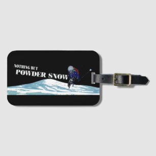 Skifahrer, Snowboarder Gepäckanhänger