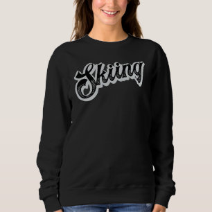 Skifahrer Sweatshirt