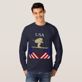 Skifahrer T-Shirt