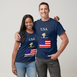 Skifahrer T-Shirt