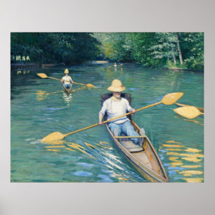 Skiffs - Gustave Caillebotte Kunst und Kultur Poster