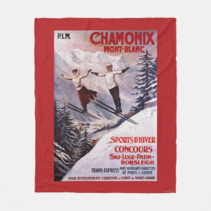 Skiförderungsposter Fleecedecke