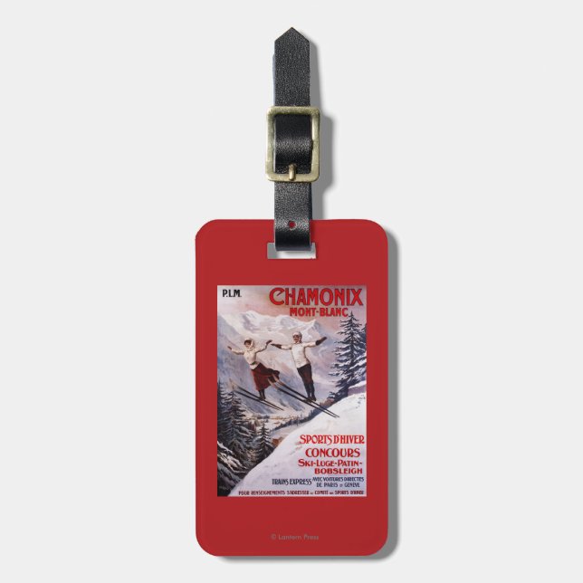 Skiförderungsposter Gepäckanhänger (Vorderseite vertikal)