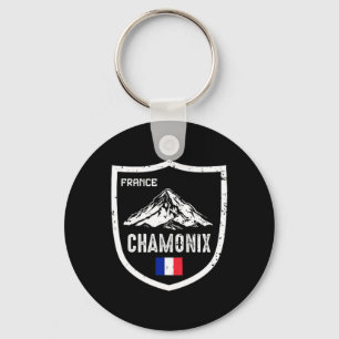 Skigebiet Chamonix Frankreich Skifahren Berg Not Schlüsselanhänger