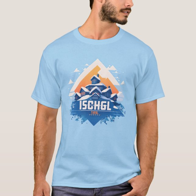 Skigebiet Ischgl T-Shirt (Vorderseite)