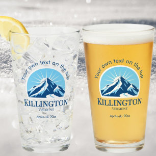 Skigebiet Killington Vermont trinkt Bier Glas