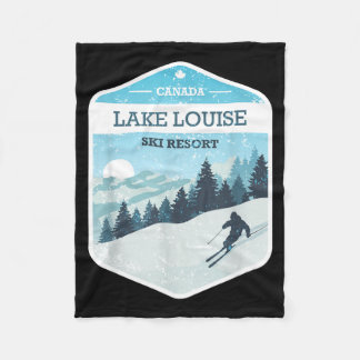 Skigebiet Lake Louise Kanada Snowboarden Skifahren Fleecedecke