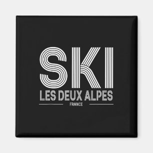 Skigebiet Les Deux Alpes Frankreich Alpen Französi Magnet