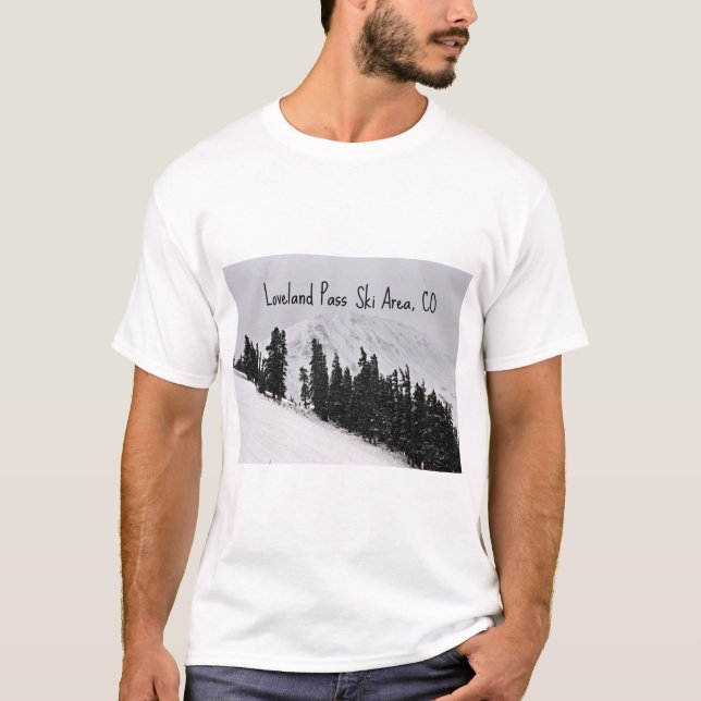 Skigebiet Loveland Pass, CO T-Shirt (Vorderseite)