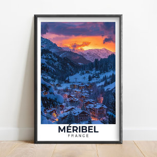 Skigebiet Meribel - Meribel Poster - Meribel Prin