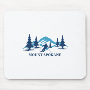 Skigebiet Mount Spokane Washington Skifahren Skifa Mousepad