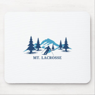 Skigebiet Mt. Lacrosse Wisconsin Skifahren Skifahr Mousepad