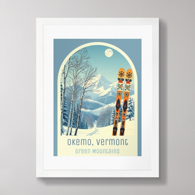 Skigebiet Okemo Vermont Poster (Von Creator hochgeladen)