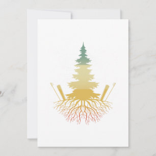 Skigebiet Retro Wintersportorte Skigebiet Gi Einladung