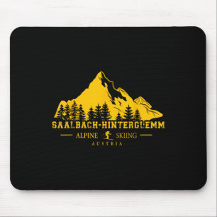 Skigebiet Saalch Hinterglemm Österreich Alpin Skif Mousepad