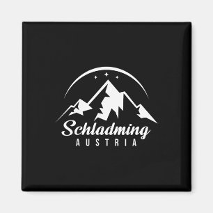 Skigebiet Schladming Austria Snowboarden Magnet